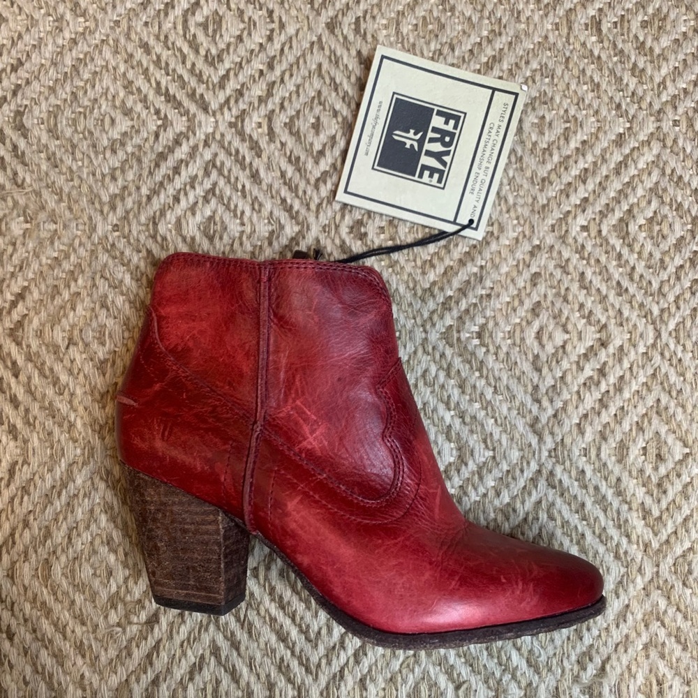 Frye Booties (Red)